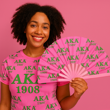 AKA Hand Fan - Alpha Kappa Alpha Sorority